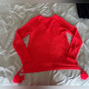 Lilly Pulitzer Knit Sweater with Tassel Details
